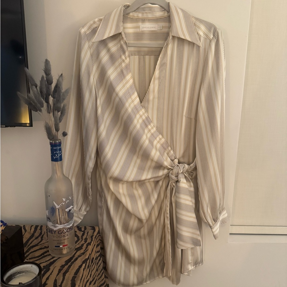Jonathan Simkhai tie waist mini